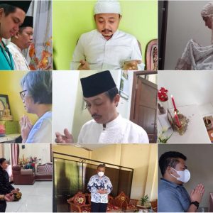 Jajaran Kanwil Kemenag Prov. Jateng Langitkan Doa dan laksanakan Hening Cipta Indonesia dari rumah masing-masing (10/7))