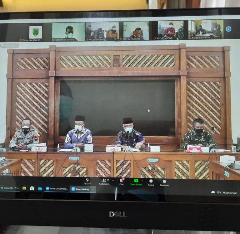 Kemenag Kebumen Terjunkan Penyuluh Edukasi Masyarakat Dan Monitoring Pelaksanaan  Sholat Idul Adha dan Pelaksanaan Qur’ban 1442 H