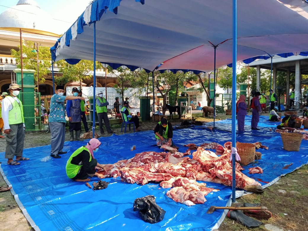 Kemenag Kendal Pantau Penyembelihan Hewan Kurban di Tengah PPKM Darurat