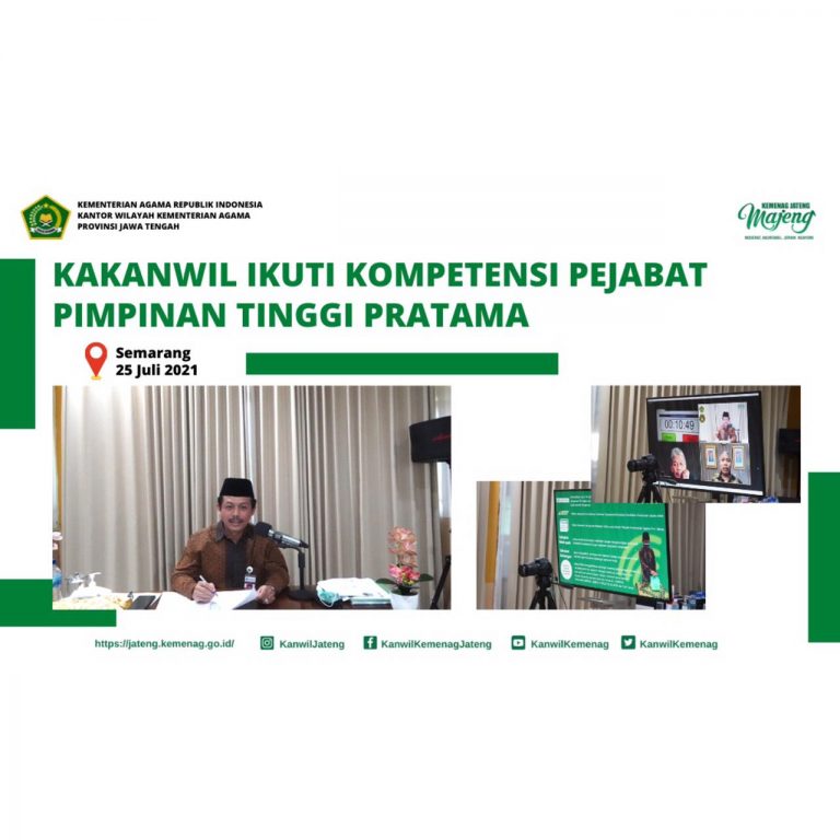 Kakanwil Ikuti Uji Kompetensi Pejabat Pimpinan Tinggi Pratama