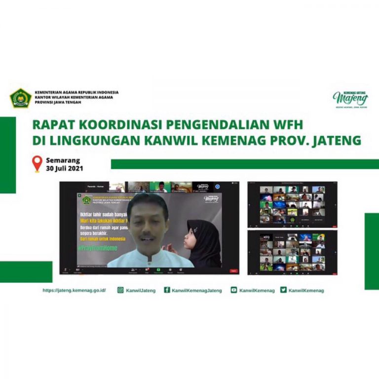 Walau WFH Tetap Majeng Sareng