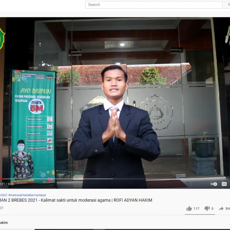 Duta Moderasi Beragama MAN 2 Brebes, Lolos ke Tingkat Nasional