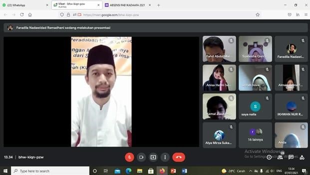 Rapat penerimaan anggota baru Ikatan Alumni Daarul Falaah (IKADAFA)