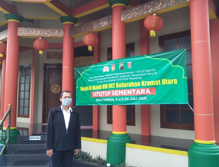Masjid Bergaya Arsitektur China Di Kota Magelang Tutup Semantara