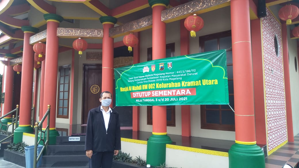 Masjid Bergaya Arsitektur China Di Kota Magelang Tutup Semantara