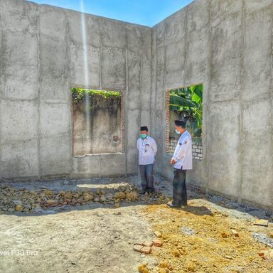Tim Kanwil Monitoring Pembangunan Gedung SBSN KUA Rembang