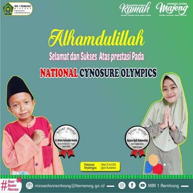 MIN 1 Rembang raih 2 Medali Lomba National Cynosure Olympics