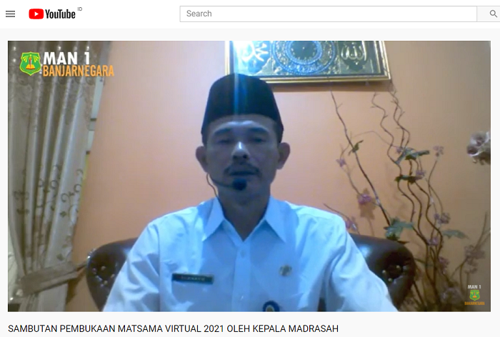 Live Youtube Matsama MAN 1 Banjarnegara