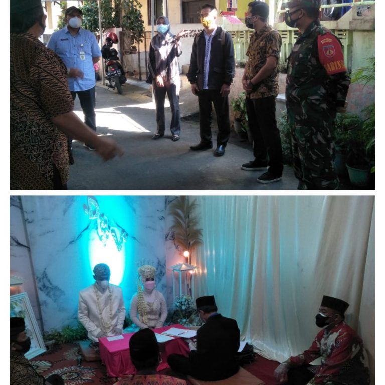 Satgas Covid 19 Kecamatan Magelang Selatan Pantau Pelaksanan Hajatan Nikah