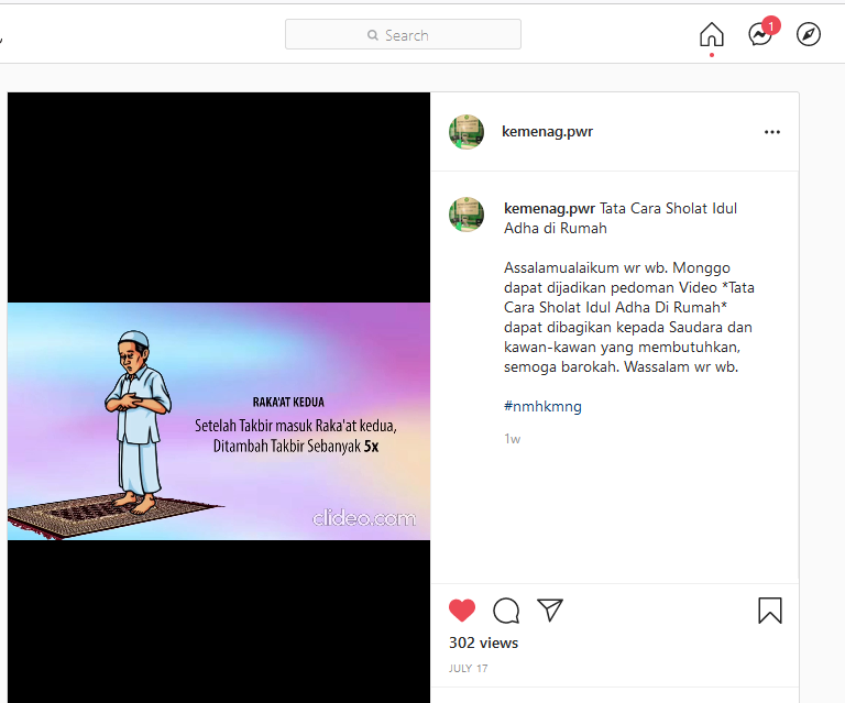 Salat Id di Rumah, Kemenag Sosialisasikan Tata Caranya