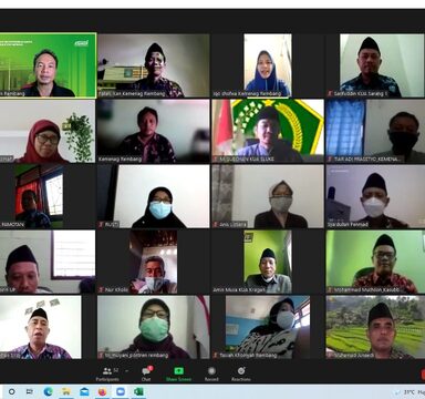 Rapat Daring, Kakankemenag Pantau Perkembangan Kinerja ASN