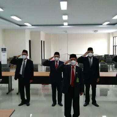 Segenap Jajaran Kemenag Rembang Ikuti Upacara Detik-detik Proklamasi