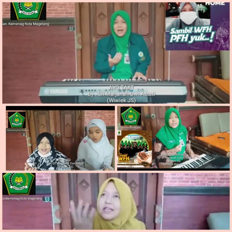 Wiwik JS, PAIF Kankemenag Kota Magelang Ciptakan Lagu-lagu Bertema Protokol Kesehatan 5M+1H