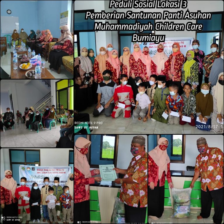DWP Kemenag Brebes Gelontorkan Bantuan Kepada Enam Panti Asuhan