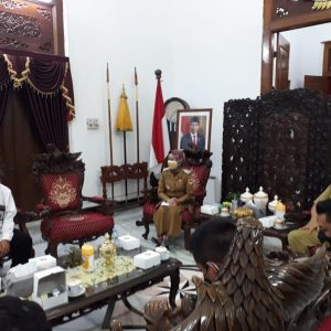 H. Fajarin Menginformasikan kepada Bupati Brebes