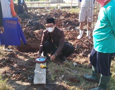 KUA Margorejo Pati Lakukan Pengukuran Arah Kiblat