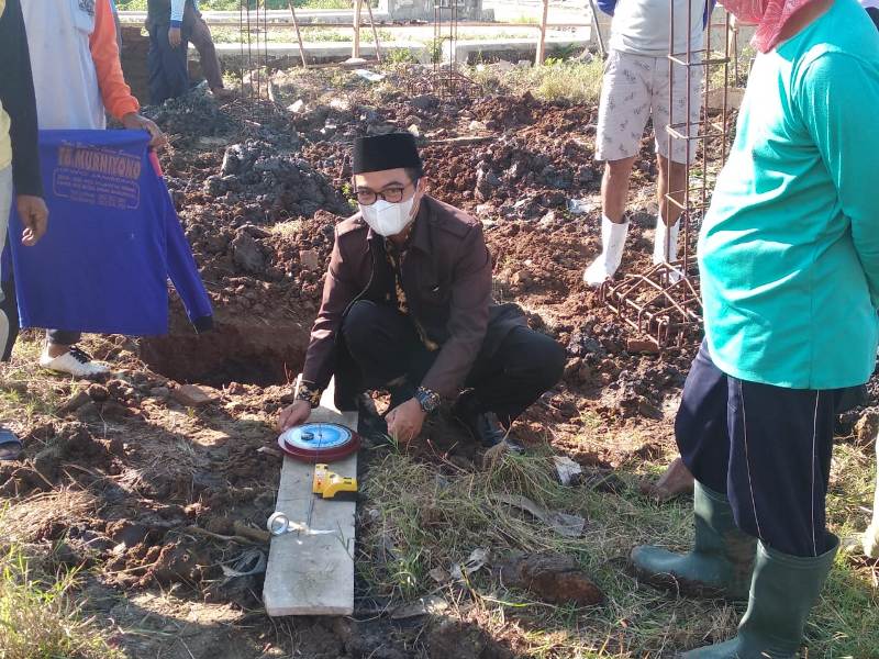 KUA Margorejo Pati Lakukan Pengukuran Arah Kiblat