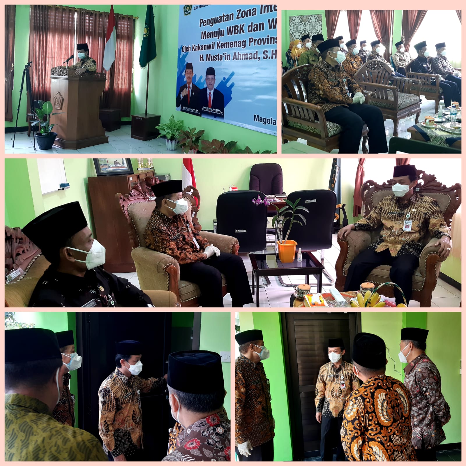 Musta’in Ahmad: “Saya melihat ada keseriusan dari Kepala Kantor Kementerian Agama Kota Magelang dan jajarannya untuk menjadi Satker WBK”