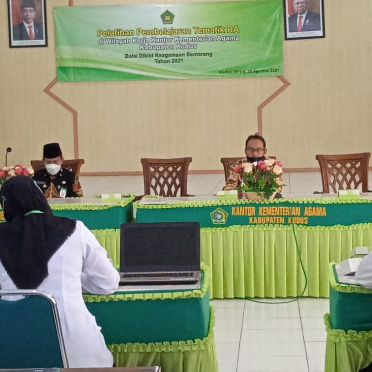Pembukaan PDWK Pembelajaran Tematik RA Kabupaten Kudus