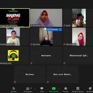 Zoom Meeting Dengan Mahasiswa PPL di Kankemenag Kab.Semarang