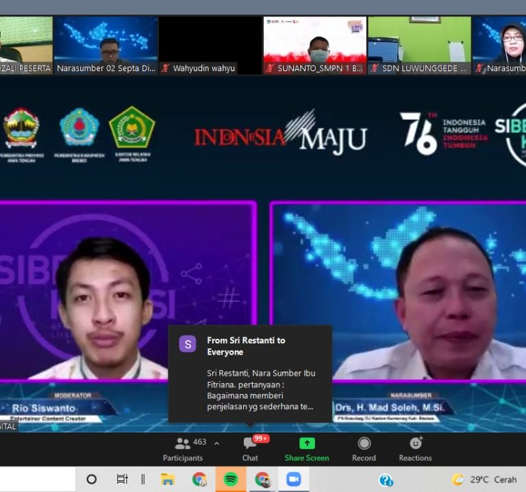Tip dan Trik Melindungi Anak Diruang Digital Ala Kasi PHU Kankemenag Brebes