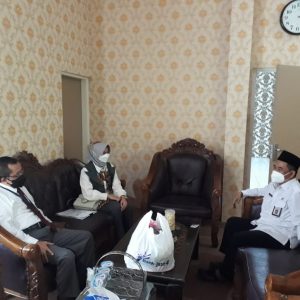 H. Fajarin Kakankmenag Brebes Menerima Silahturahim dari Bank BPD Jateng Cab. Brebes
