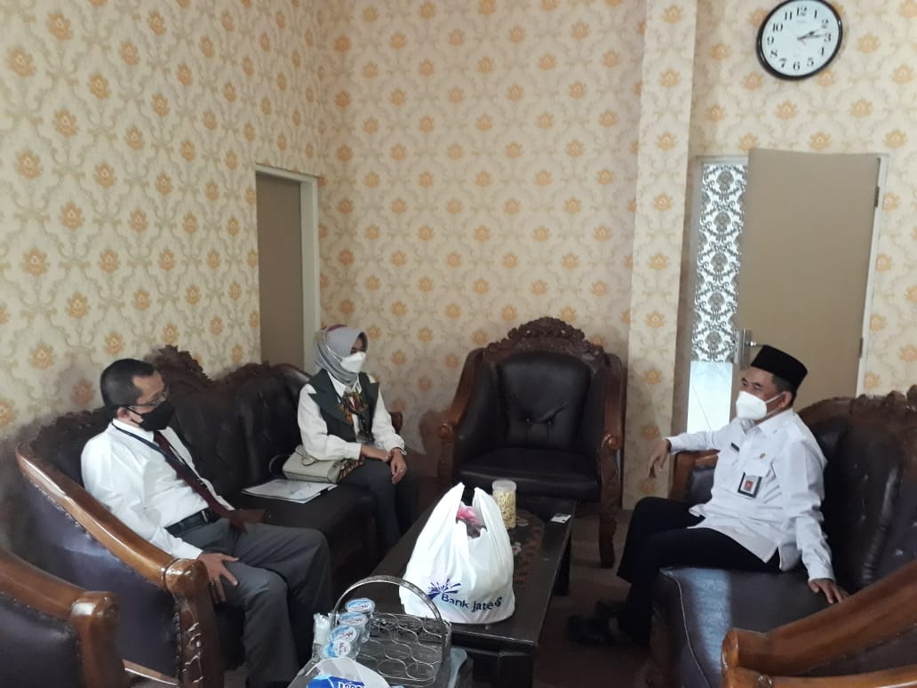 Kakankemenag Menerima Silahturahim Bank BPD Jateng Cabang Brebes