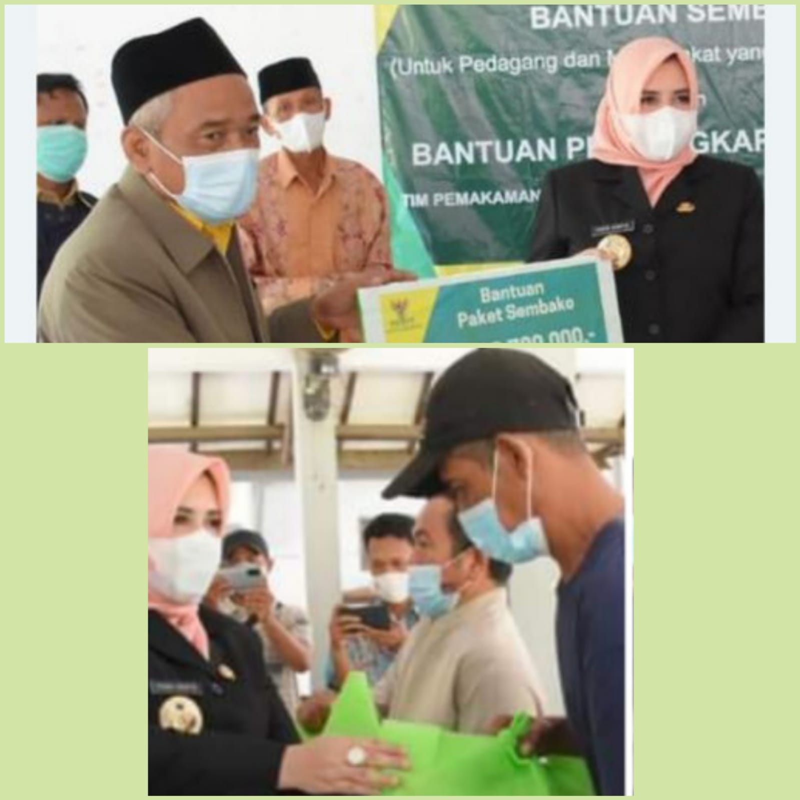 Bantuan Paket Sembako Dari Baznas untuk 372 Pedagang Kaki Lima