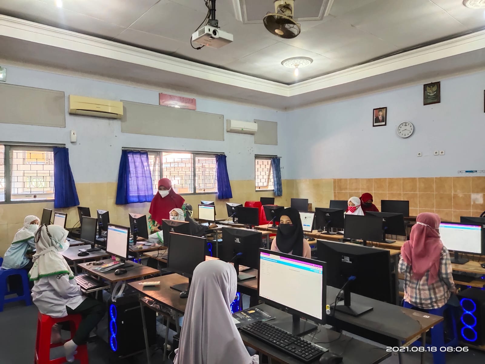 Siswa Min 2 Sukoharjo Belajar Tangguh dari Uji Coba Akmi yang Ditangguhkan