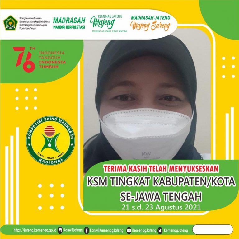 Sukses Gelar KSM Tingkat Kabupaten, Kasi Penmad Ucapkan Terimakasih