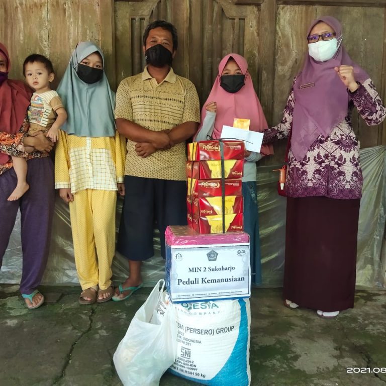 MIN 2 Sukoharjo Sigap Bantu Siswa yang Kondisinya Memprihatinkan
