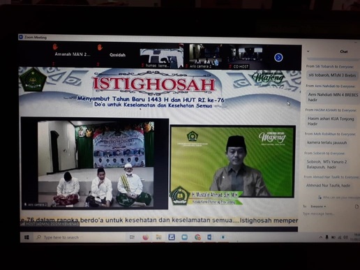 Istiqhosah, Menyambut Tahun Baru 1443H dan HUT Ke-76 RI di Brebes