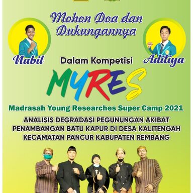 Tim Peneliti MTs Negeri 2 Rembang  Presentasikan Proposal Myres 2021