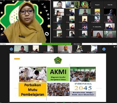 Sosialisasikan AKMI, Wiretno Undang Virtual Orang Tua Siswa