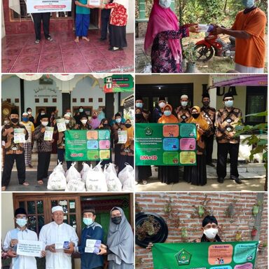 Penyuluh Bergerak Bagi-Bagi Masker Sosialisasikan 5 M + 1 D