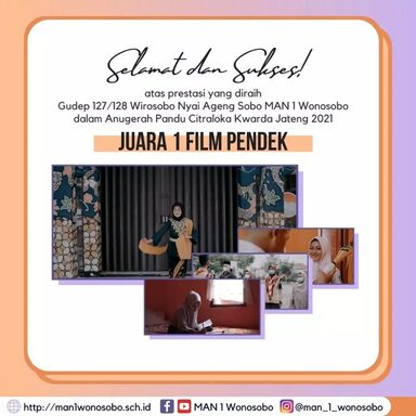 Pramuka MAN 1 Wonosobo Raih Juara 1 Festival Film Pramuka Kwarda Jateng