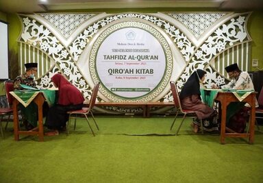 Awal PTM, MTs Salafiyah Pati Gelar Ujian Beasiswa Tahfidz