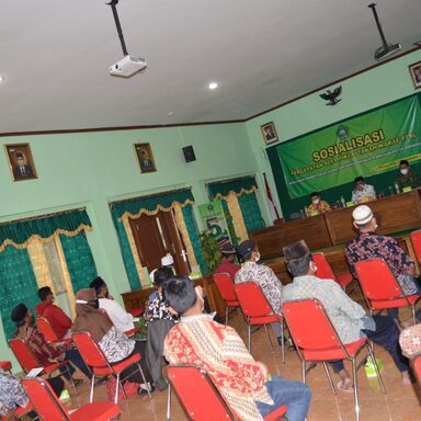 Kemenag Grobogan Menggelar Sosialisasi Percepatan Sertifikasi Tanah Wakaf