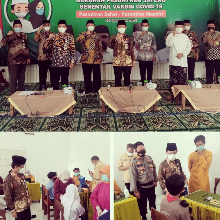 Musta’in Ahmad: Pesantren Menyambut Antusias Gerakan Vaksinasi Covid-19