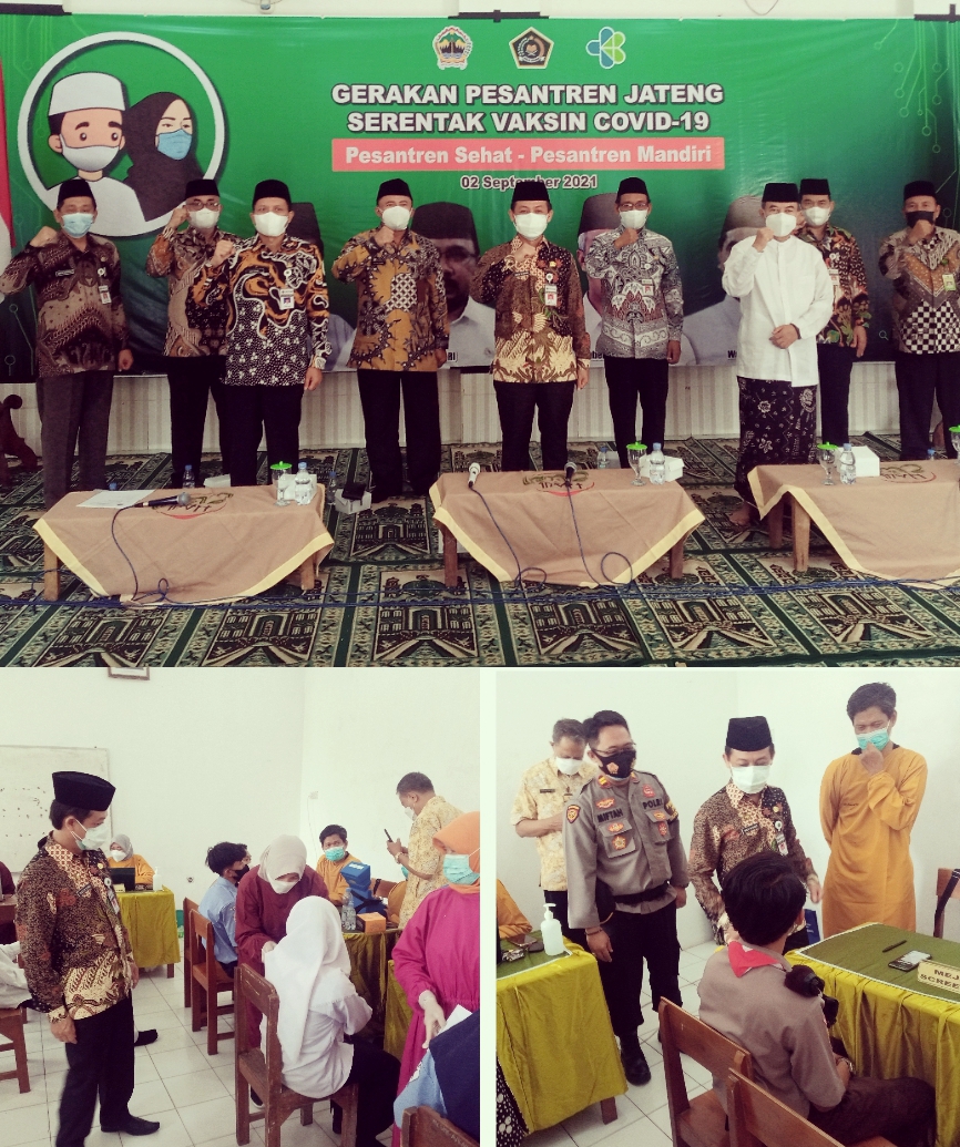 Musta’in Ahmad: Pesantren Menyambut Antusias Gerakan Vaksinasi Covid-19