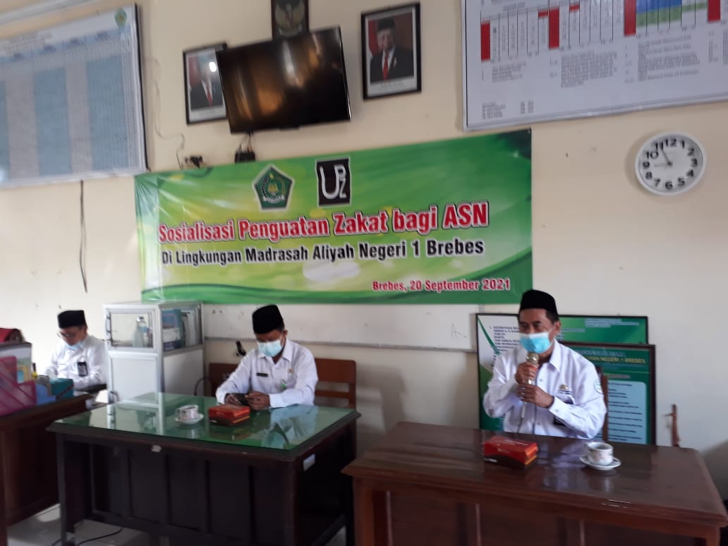 Apresiasi dan Sosialisasi Penguatan Zakat Bagi ASN di MAN 1 Brebes