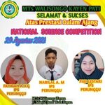 tiga medali diraih siswa-siswi MTs Walisongo pada ajang NSC tingkat nasional