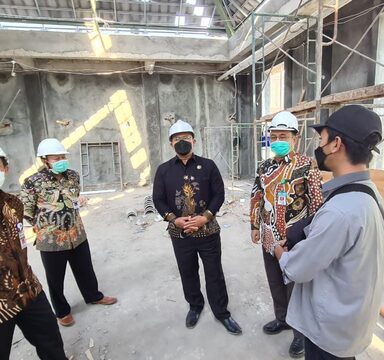 Direktur Pelayanan Haji Dalam Negeri Lakukan Monev Pembangunan Gedung PLHUT