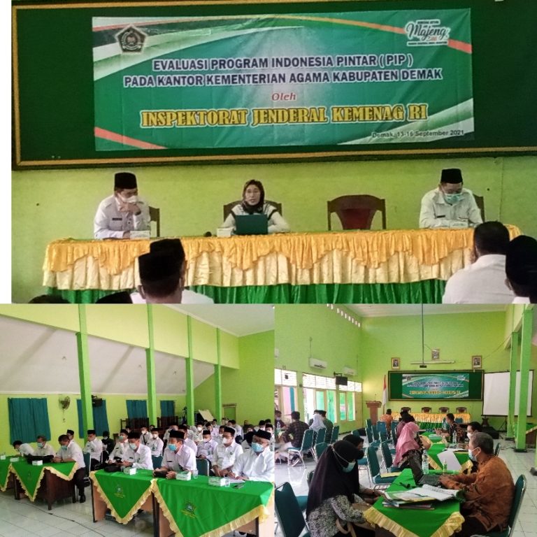 Itjen Kemenag RI Evaluasi Pelaksanaan PIP Madrasah Pada Kemenag Demak Selama 4 Hari