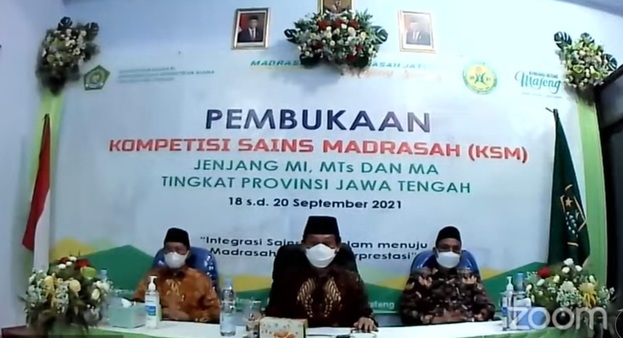 KSM Resmi Dibuka, MTs N 2 Banjarnegara Ikuti secara Virtual