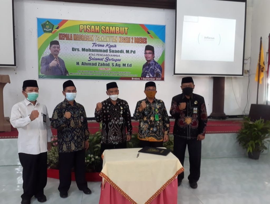 Prosesi Serah Terima Jabatan Kepala MTsN 2 Brebes