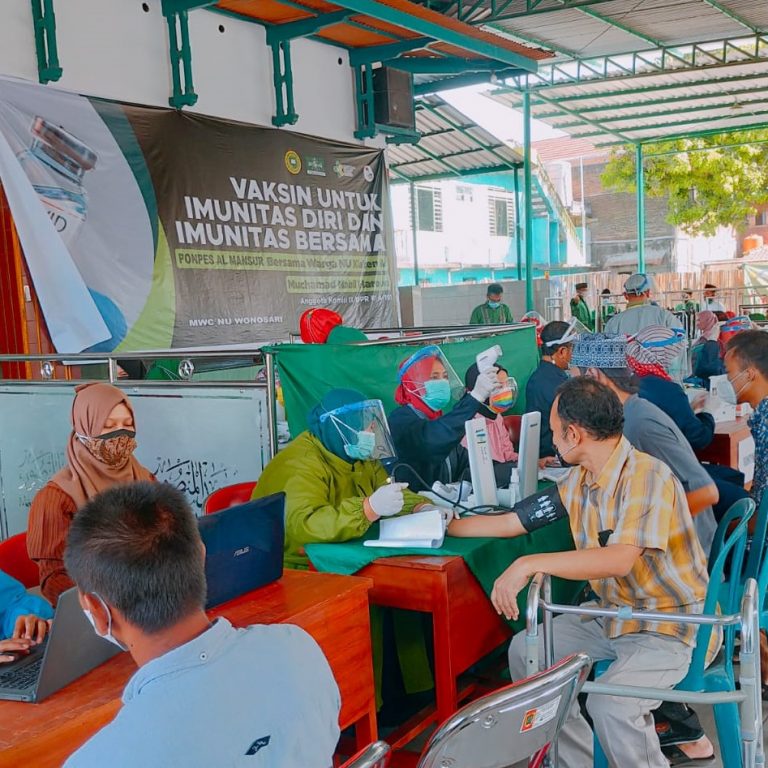 Sukseskan Gerakan Pesantren Jateng Serentak Vaksin, 398 Santri Jalani Vaksinasi Covid 19
