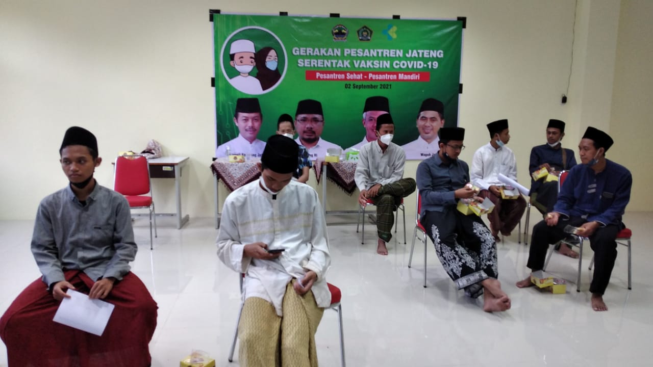 Launching Gerakan “Pesantren Jateng Serentak Vaksin Covid-19” di Kabupaten Magelang