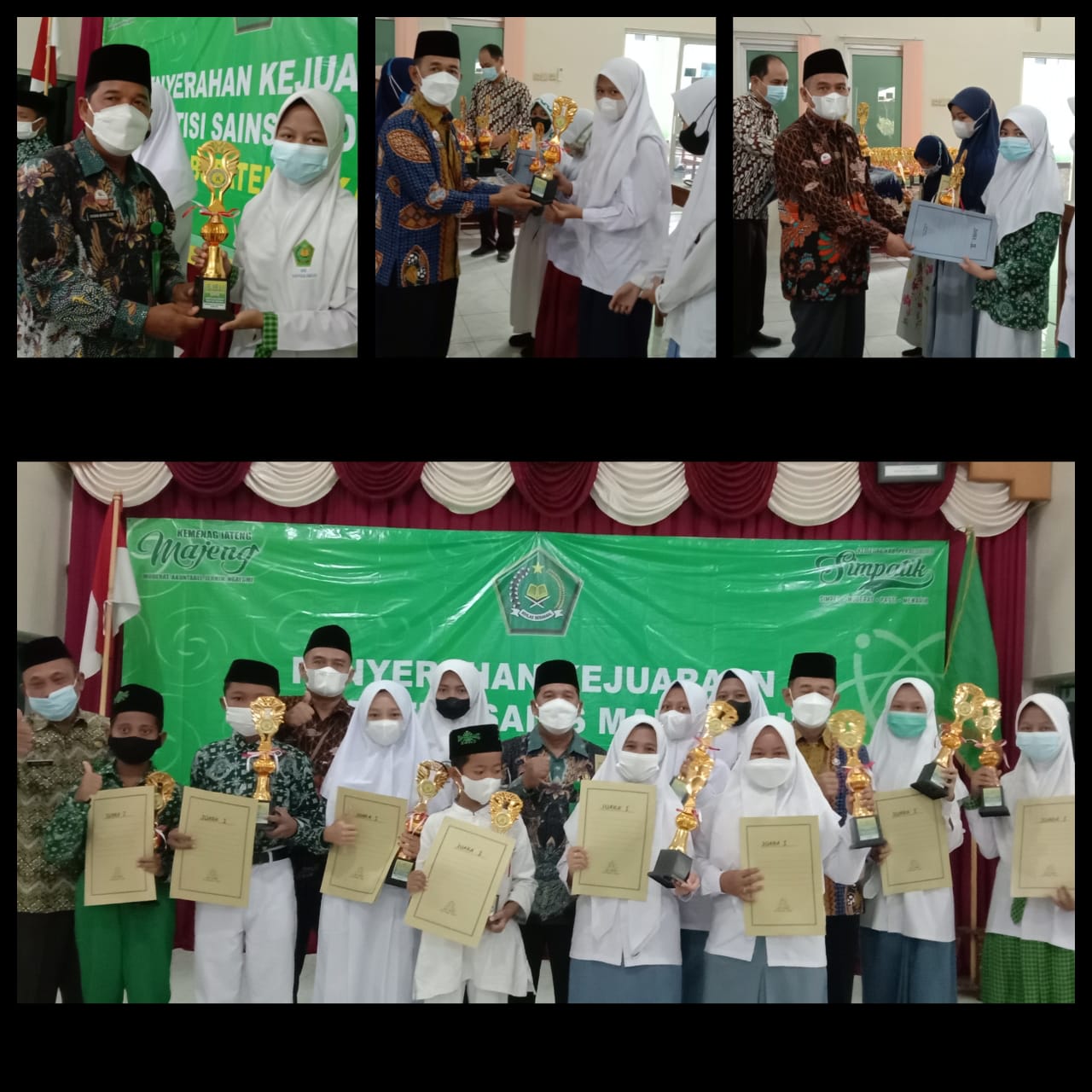 Penyerahan Piala dan Piagam Untuk Siswa Berprestasi KSM Tingkat Kabupaten Pekalongan