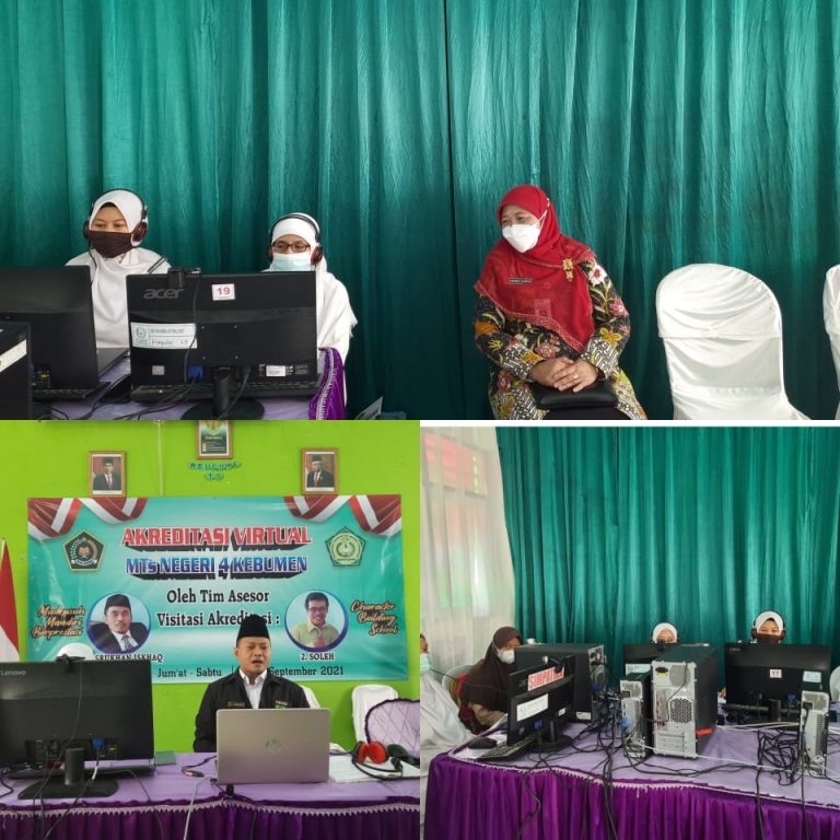 Targetkan Nilai Unggul Akreditasi Madrasah Dilingkunggannya, Kasi Penmad Monitoring Akreditasi MTs.N 4 Kebumen